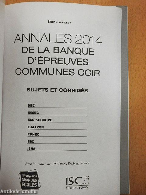 Annales 2014