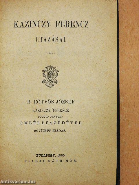 Kazinczy Ferencz utazásai