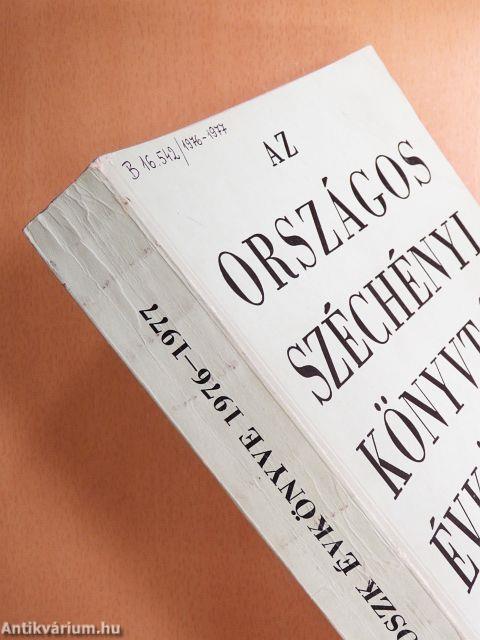 Az Országos Széchényi Könyvtár Évkönyve 1976-1977