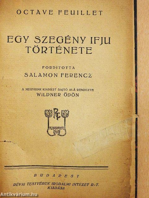 Egy szegény ifju története
