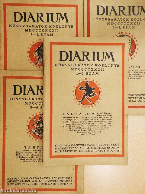 Diarium 1932/1-8.