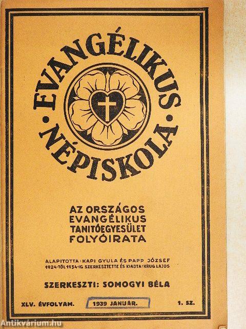 Evangélikus Népiskola 1939. január