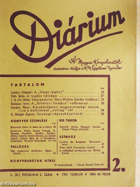 Diárium 1941. február
