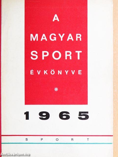 A Magyar Sport Évkönyve 1965