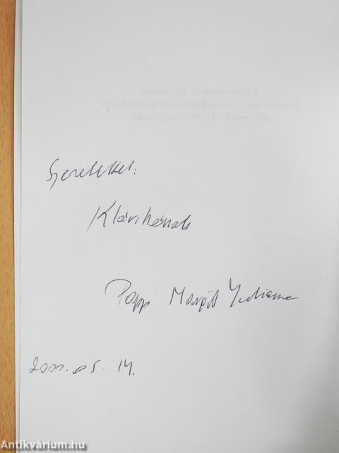 Hajnalhasadás (dedikált példány)