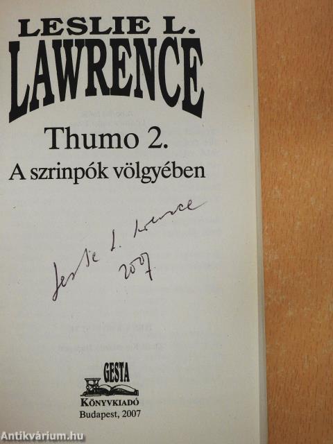 Thumo 1-2. (aláírt példány)