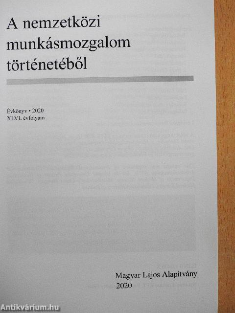 A nemzetközi munkásmozgalom történetéből 2020