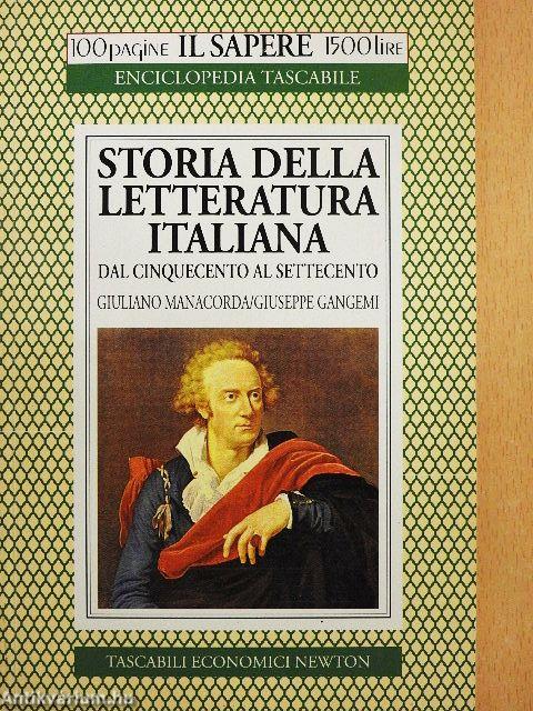 Storia della letteratura italiana