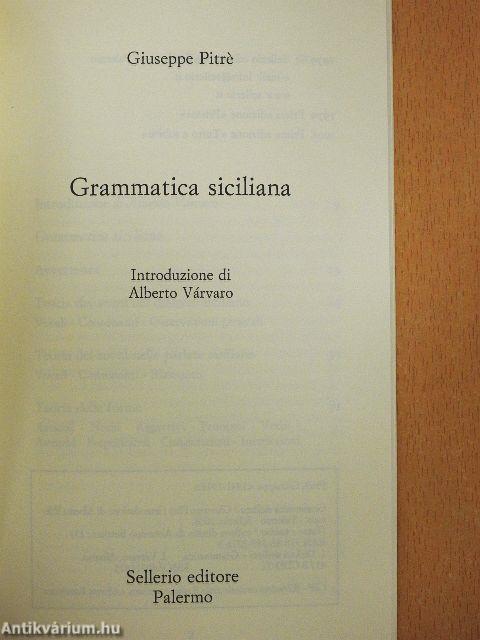 Grammatica siciliana