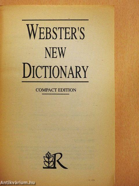 Webster&#039;s New Dictionary