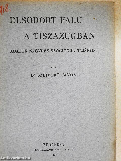 Elsodort falu a Tiszazugban