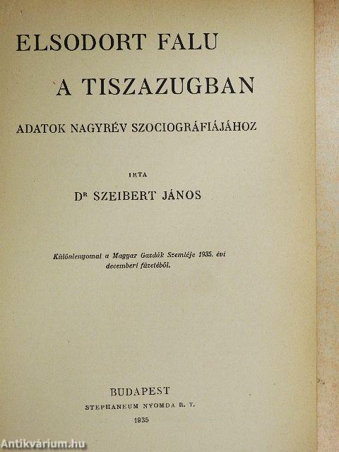 Elsodort falu a Tiszazugban