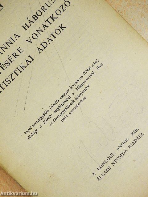 Nagybritannia háborus erőkifejtésére vonatkozó statisztikai adatok
