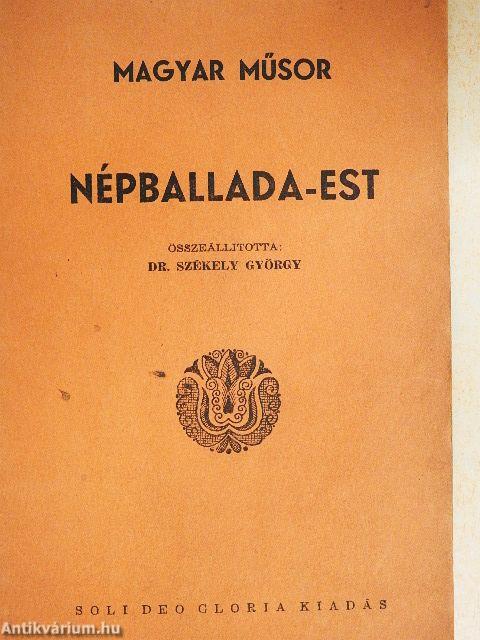 Népballada-est