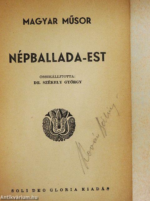 Népballada-est
