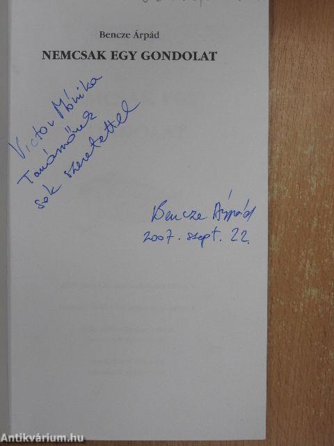 Nemcsak egy gondolat (dedikált példány)