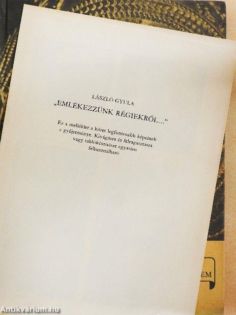 "Emlékezzünk régiekről..."