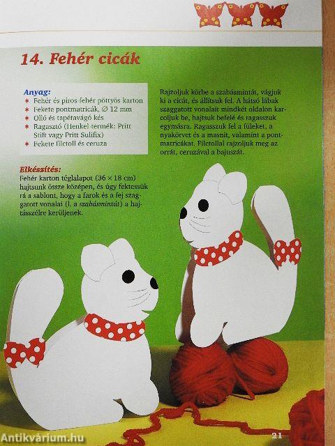 Hajtogatás, vágás, ragasztás