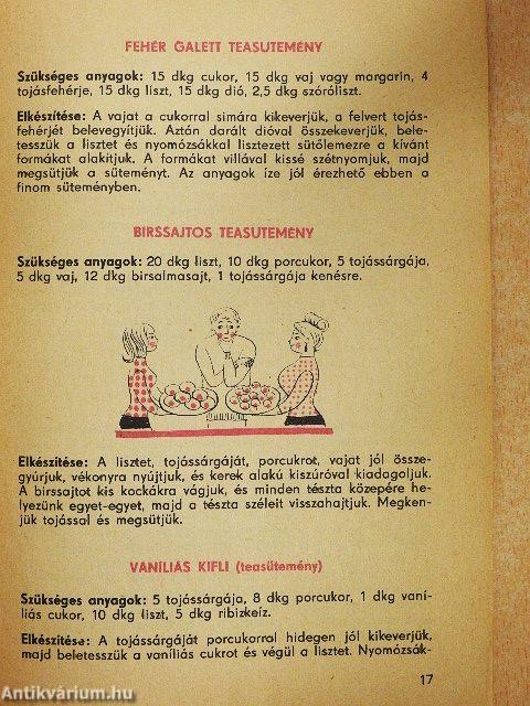 Édes és sós teasütemények