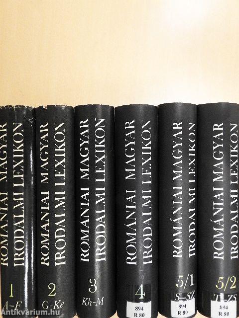 Romániai magyar irodalmi lexikon 1-5/1-2.