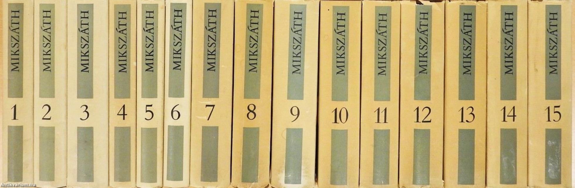 Mikszáth Kálmán művei 1-15.