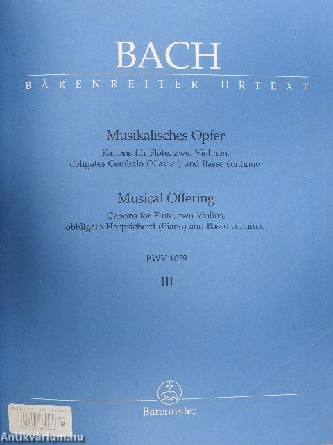 Musikalisches Opfer/Musikalisches Opfer/Musikalisches Opfer 3.