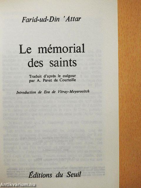 Le mémorial des saints