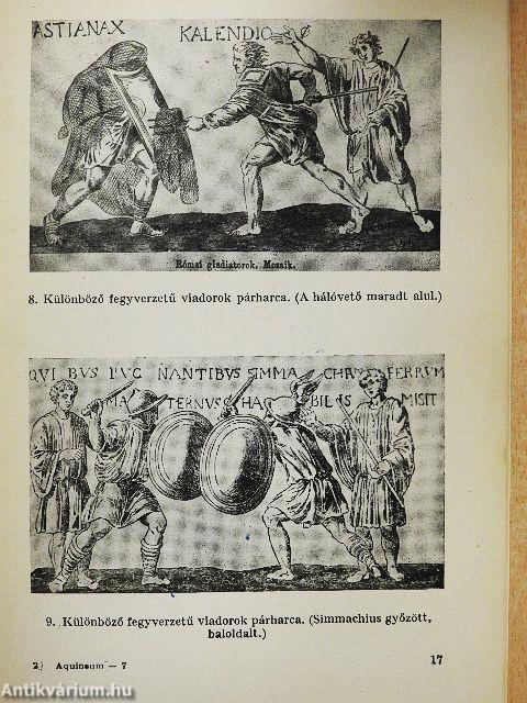 Az aquincumi amfiteátrumok