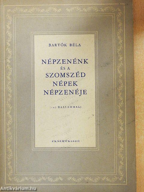 Népzenénk és a szomszéd népek népzenéje