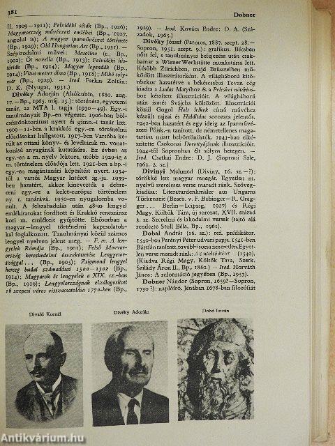 Magyar Életrajzi Lexikon I-II.