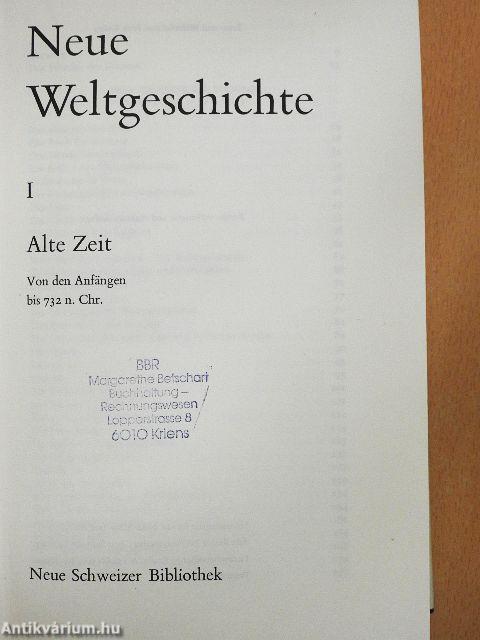 Neue Weltgeschichte I-III