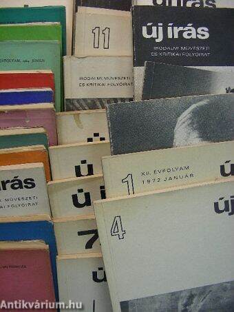 Új Írás 1963., 1964., 1966., 1967., 1968., 1972.,1973., 1979., 1983., 1985. (vegyes számok - 35 db)