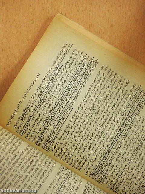 Politikai gazdaságtan I.