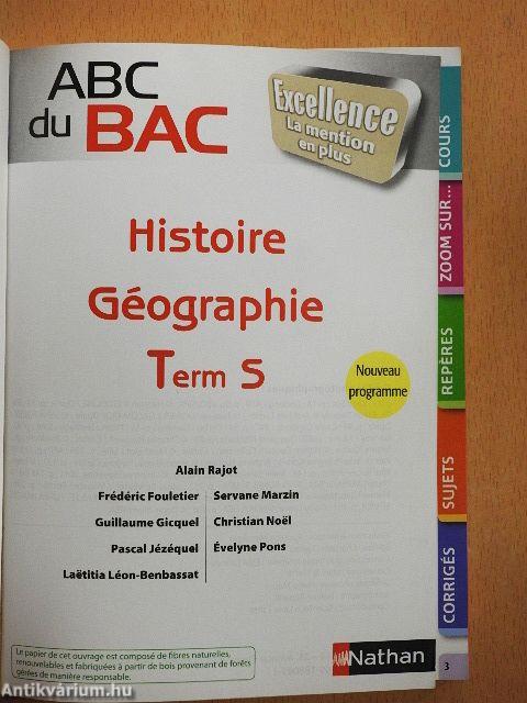 Histoire Géographie Term S