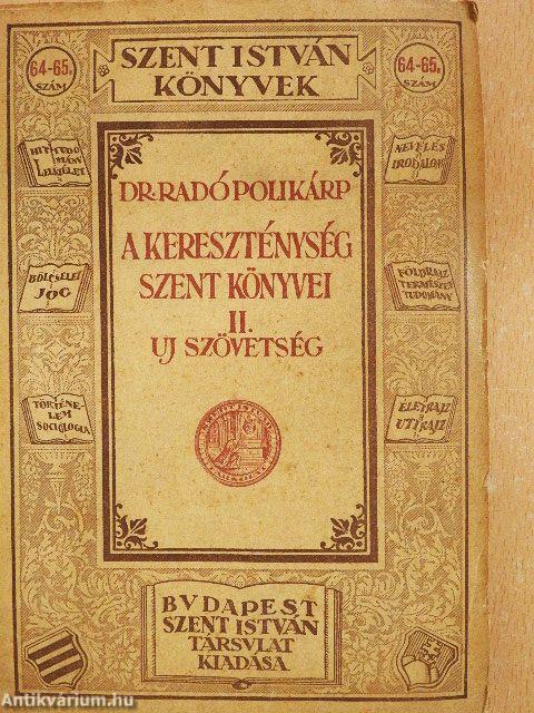 A kereszténység szent könyvei II. (töredék)