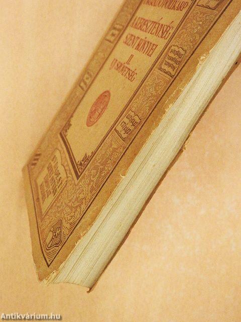 A kereszténység szent könyvei II. (töredék)