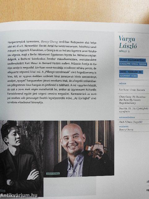 MÁV Szimfonikus Zenekar - Évadfüzet 19/20