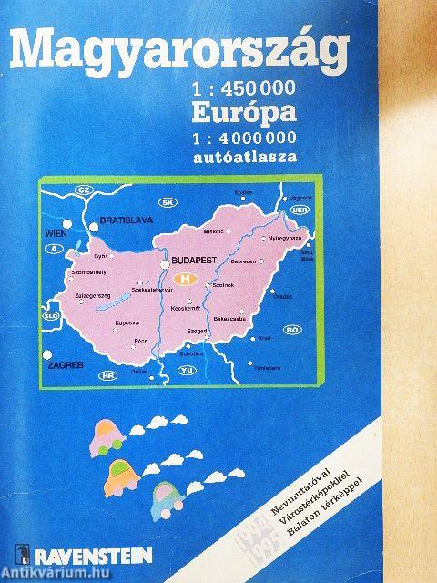 Magyarország + Európa atlasz