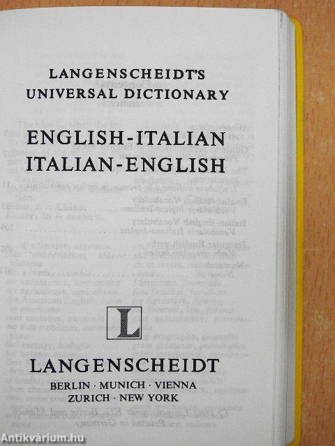 Langenscheidt's Universal Dictionary