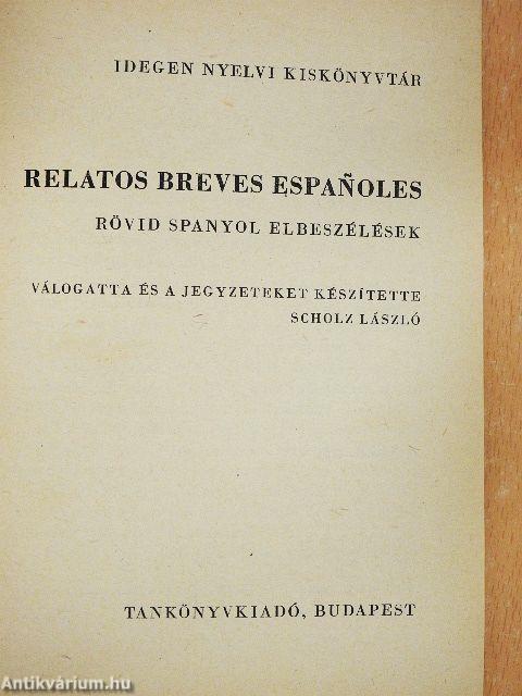 Relatos Breves Espanoles