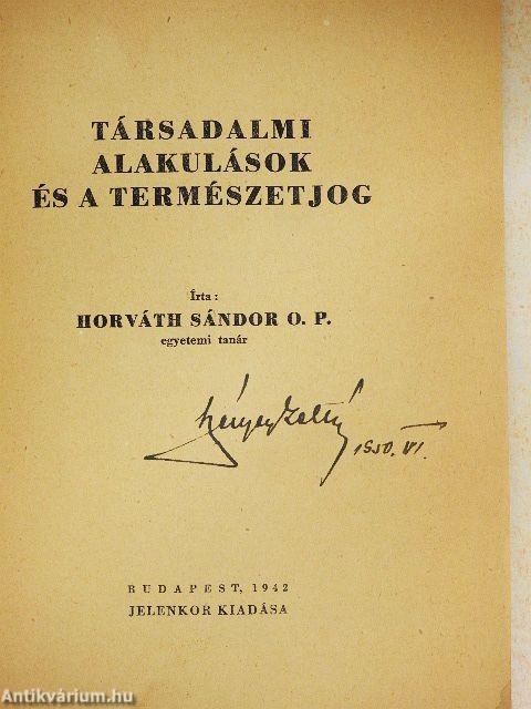 Társadalmi alakulások és a természetjog