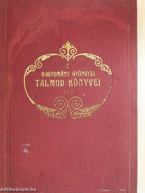 A Talmud könyvei V-VIII.