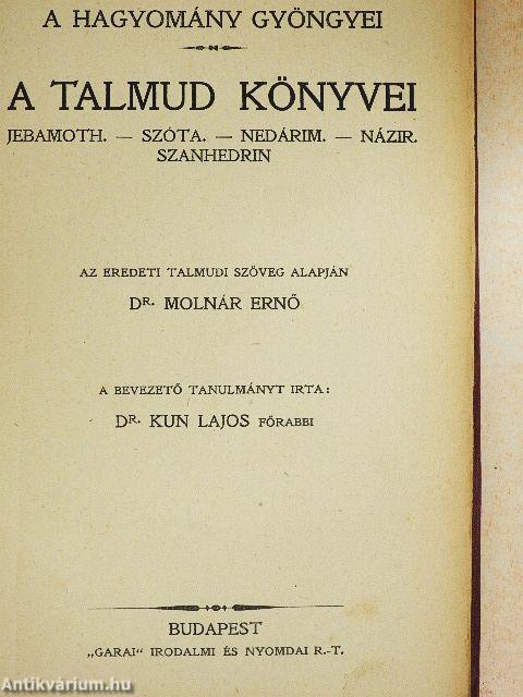 A Talmud könyvei V-VIII.