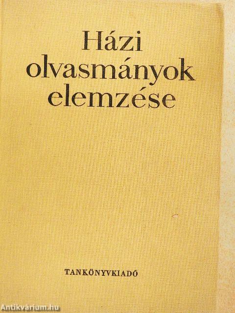 Házi olvasmányok elemzése