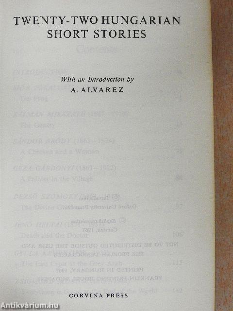 Twenty-Two Hungarian Short Stories