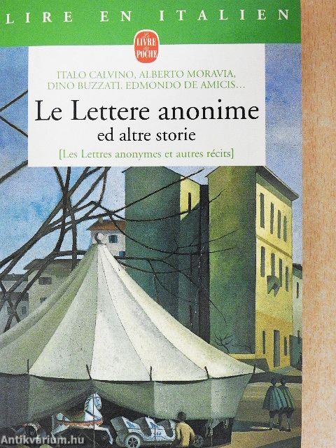 Le Lettere anonime ed altre storie