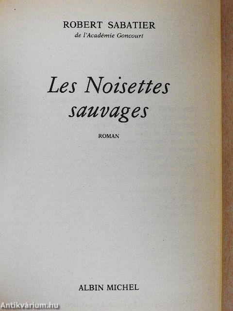 Les Noisettes sauvages