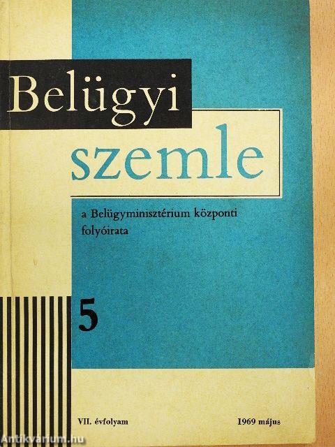 Belügyi szemle 1969. május