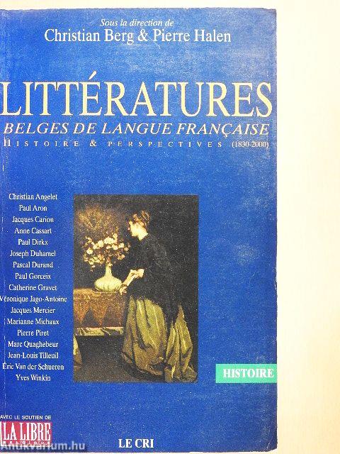 Littératures belges de langue francaise