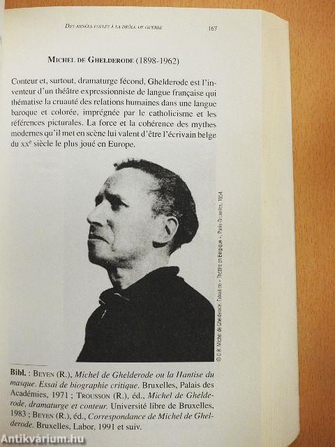 Littératures belges de langue francaise